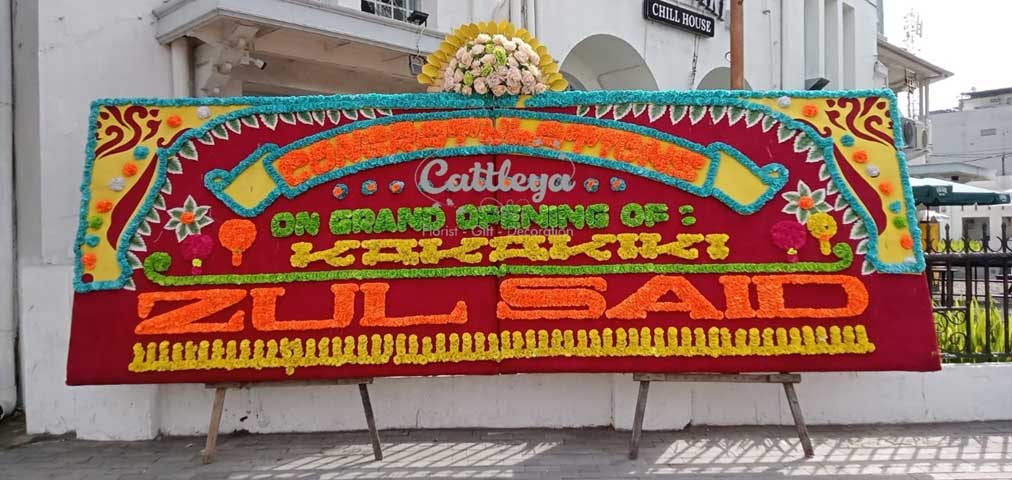 papan bunga gandeng 1 mahkota grand opening