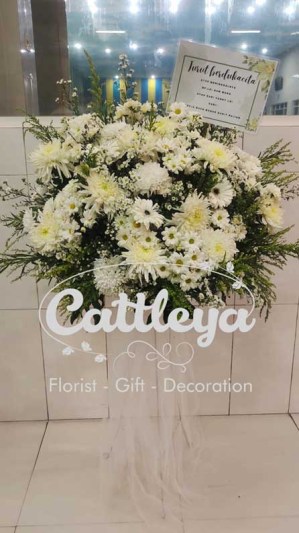 bunga standing dukacita single line