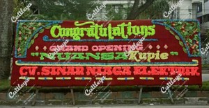 papan bunga Medan Grand Opening