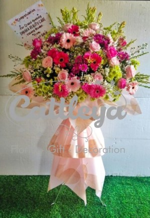 standing flower congratulations