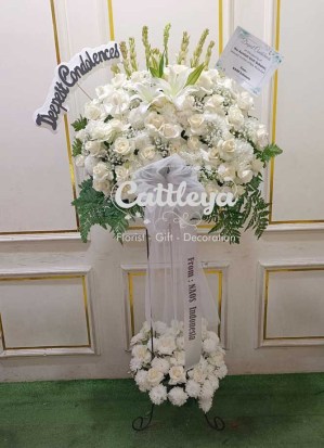 standing flower dukacita Jakarta