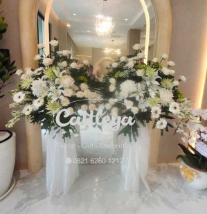 standing flower grand opening sepasang